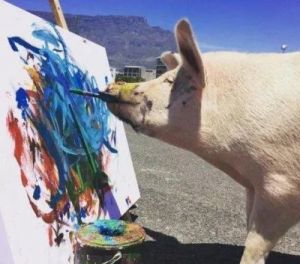 猪加索：世界最会画画的猪的一生